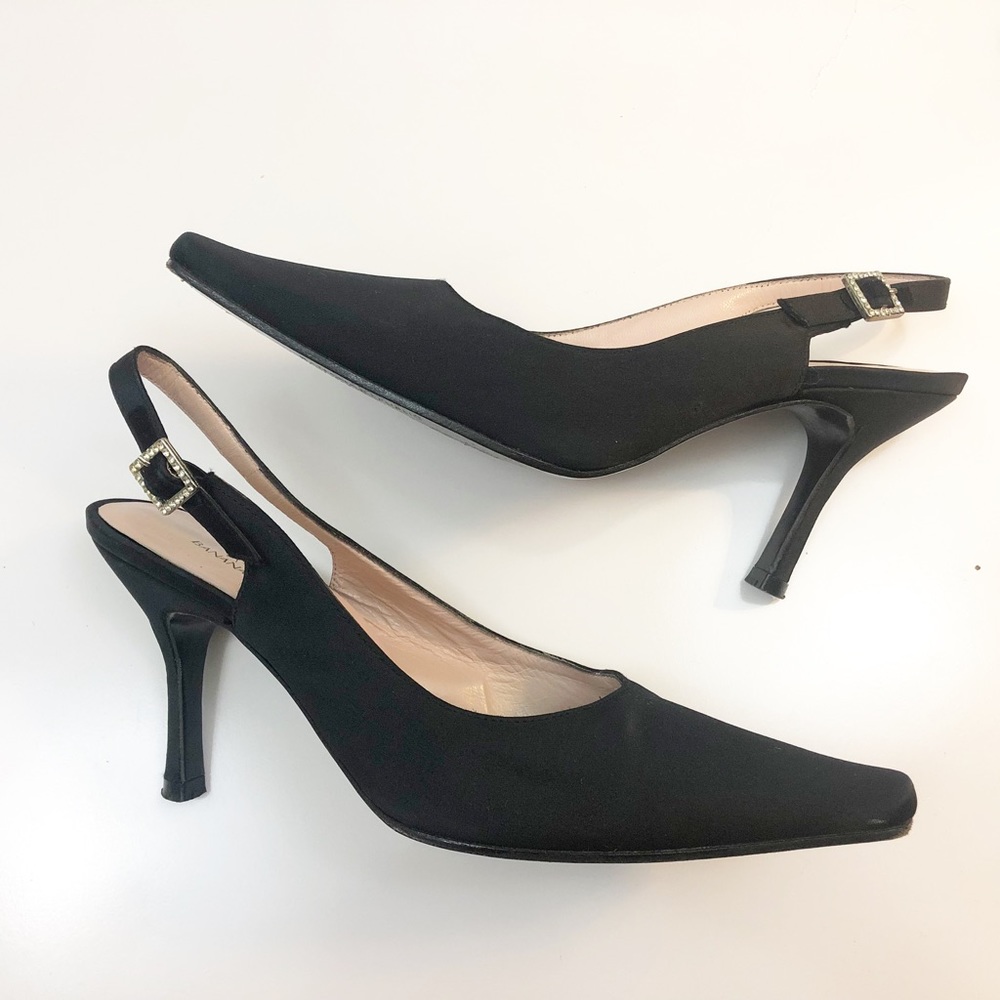 Black heels Banana Republic slingback pumps - Picture 2 of 8